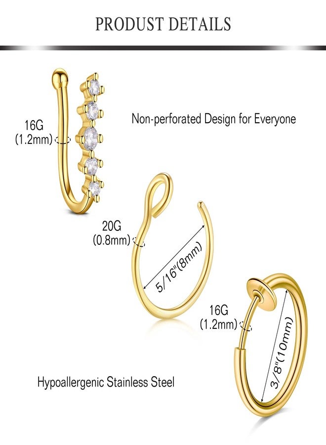 AVYRING حلقات وأساور أنف مزيفة من AVYRING - حلقات وأقراط أنف مزيفة وواقعية للنساء - Image 2